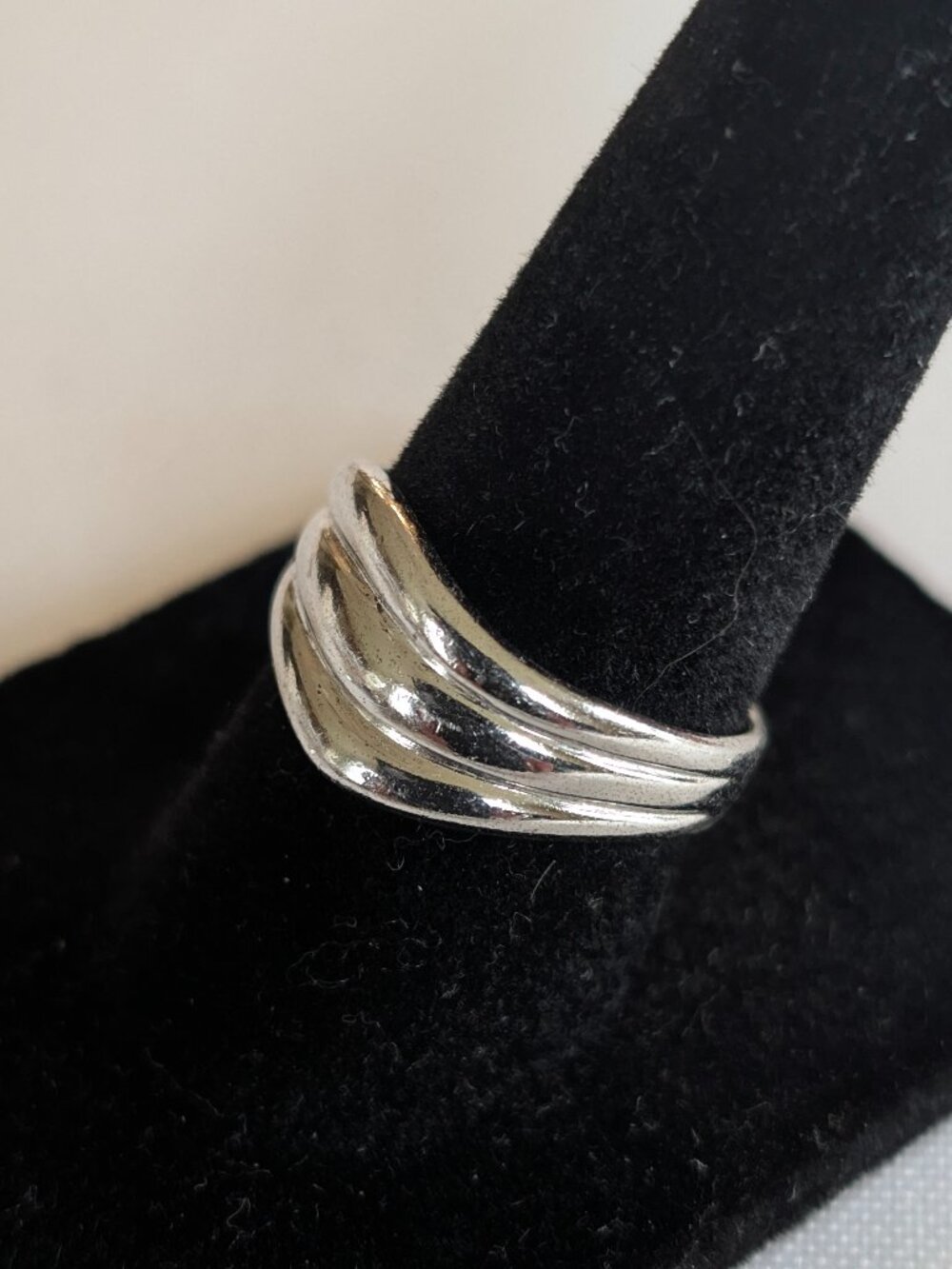 Sterling Silver Wave Ring